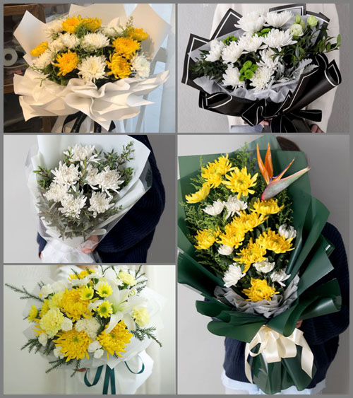 安徽安庆市桐城市范岗镇联合村白事花束代送